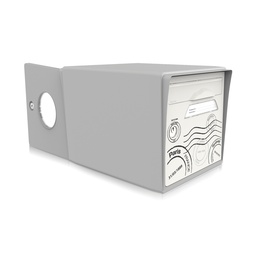 BAL 2 faces gris souris -"Globe-trotter"