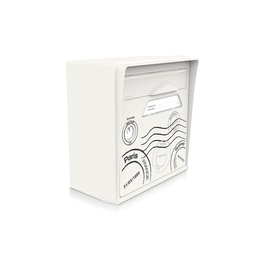 Compacte blanche-"Globe-trotter"