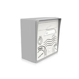 Compacte gris souris-"Globe-trotter"