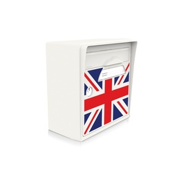 Compacte blanche-"Union jack"