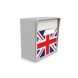 Compacte gris souris-"Union jack"