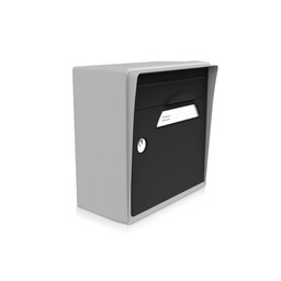 Compacte gris souris-porte noire