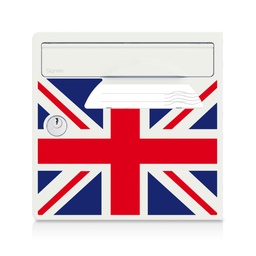 Porte avant décorée "Union jack"