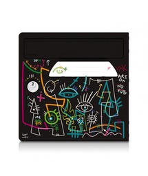Porte avant décorée - artiste-Vache de pub [VanLuc]