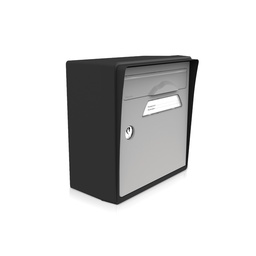 Compacte noire -porte gris souris