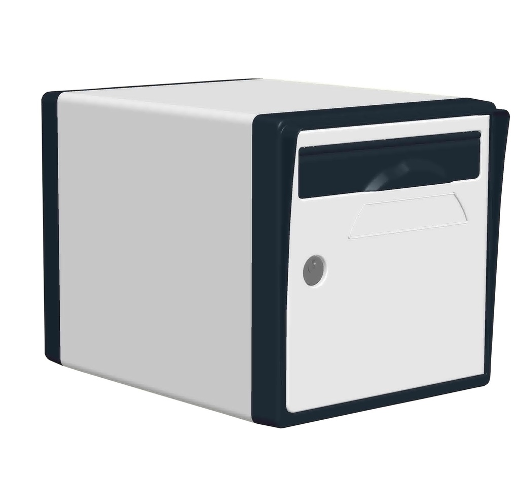 BAL 1 face - blanc-anthracite