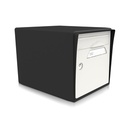 BAL 1 face -anthracite-porte blanche