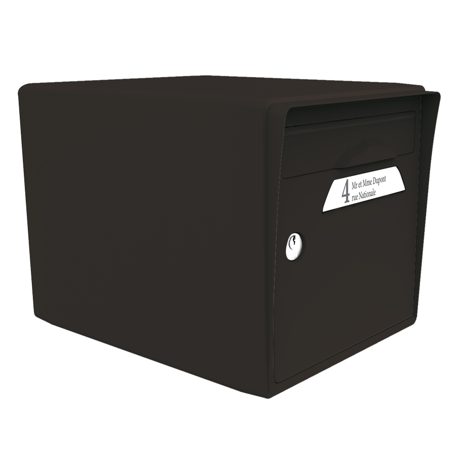 Boite 1 face - couleur unie (noir)